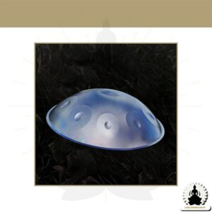 10 Nuotin Handpan – Galaxy Blue – D Molli – Lisävarusteet Mukana (3)