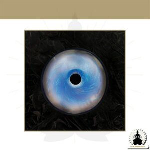 10 Nuotin Handpan – Steel Blue – D Molli – Lisävarusteet Mukana (6)