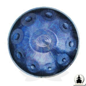 10 Nuotti Handpan – Purple Space – D Molli – Lisävarusteet Mukana (1)
