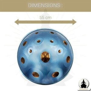 13 Nuotin Handpan – North Star – D Molli – Lisävarusteet Mukana (3)
