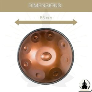 9 Nuotin Handpan – Kupari – D Molli – Lisävarusteet Mukana (2)