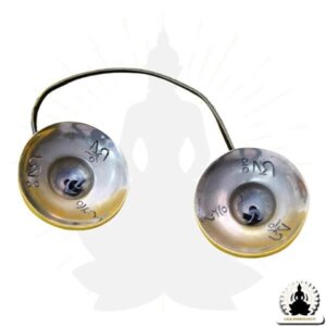 Pronssi Tiibetin Tingsha Symbaalit 8 Symbolia 3 kokoa saatavana (2)